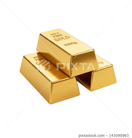 金錠插圖 真金 143098963