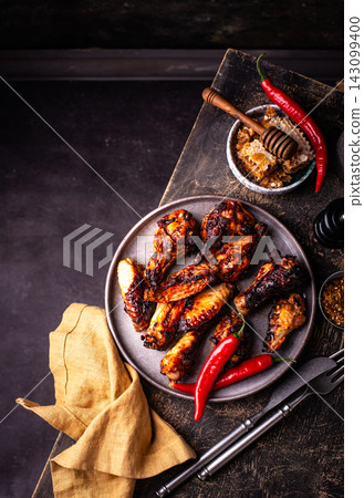 Honey sweet chili fried chicken 143099400
