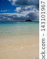 Lanikai海灘在夏威夷 143101967