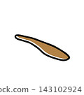 Hand-drawn illustration of a spatula 143102924