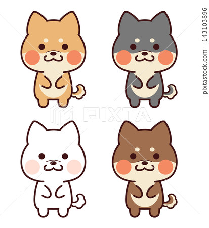 一隻柴犬鞠躬 一隻柴犬鞠躬 143103896