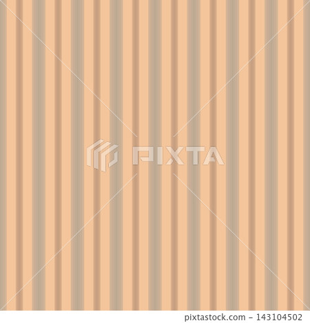 Marker-style seamless vertical stripe pattern in peach and taupe. 143104502