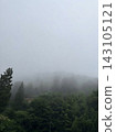 The mountains of Hakone are shrouded in fog. 143105121