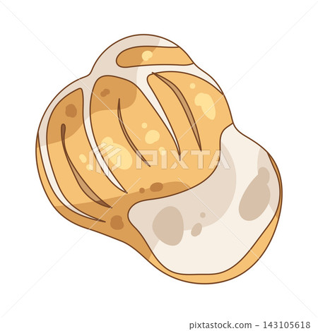 Illustration of snail shell 143105618