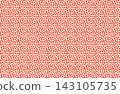 Maple leaf Japanese pattern seamless pattern (red) 143105735