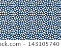 Maple leaf Japanese pattern seamless pattern (indigo) 143105740