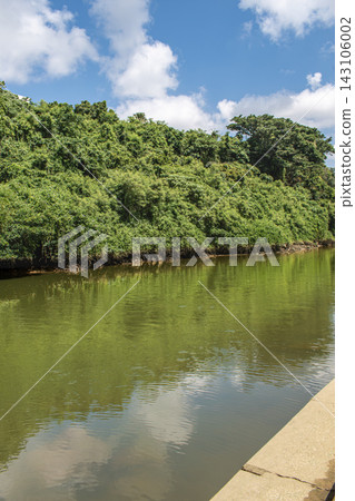 Scenery of the Hija River in Kadena Town, Okinawa Prefecture Scenery of the Hija River in Kadena Town, Okinawa Prefecture 143106002