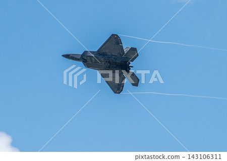 American military aircraft flying in the sky American military aircraft flying in the sky 143106311