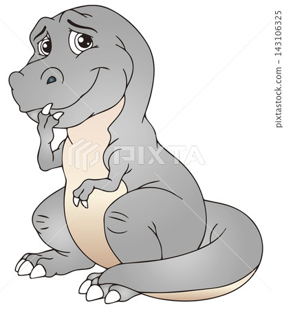 Fun dinosaur illustration ☆ Tyrannosaurus 143106325
