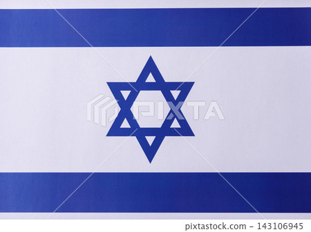 Israel, the Israeli flag as a symbol of national independence. The Israeli flag 143106945