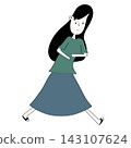 side view of girl 143107624