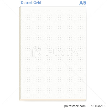 Dot Grid Paper A5 White Glue Pad Notebook Sheet Printable Planner Journal Stationery Template Layout Vector Art Dot Grid Paper A5 White Glue Pad Notebook Sheet Printable Planner Journal Stationery Template Layout Vector Art 143108218