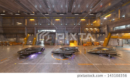 Spacecraft hangar 143108356