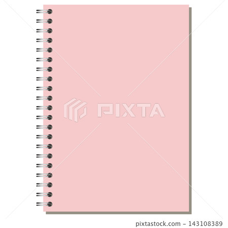 Spiral Notebook Page Pink B5 Portrait Side Coil Bound Blank Editable Stationery Vertical Vector Art Modern Clean Spiral Notebook Page Pink B5 Portrait Side Coil Bound Blank Editable Stationery Vertical Vector Art Modern Clean 143108389