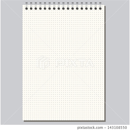 Top Spiral Notebook Page Cross Grid Ivory Printable Vector layout artwork design asset document worksheet Precision Top Spiral Notebook Page Cross Grid Ivory Printable Vector layout artwork design asset document worksheet Precision 143108550