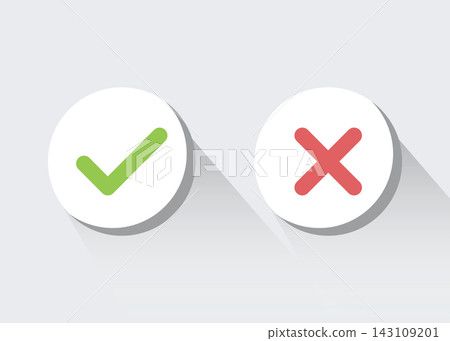 Yes and No Choice Buttons for Decision Making, Approval, Rejection and Selection Yes and No Choice Buttons for Decision Making, Approval, Rejection and Selection 143109201