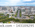 View of the city from Himeji Castle 143109295