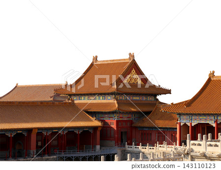 Forbidden City (carved, on white background), Beijing, China -- was the Chinese imperial palace from the Ming Dynasty to the end of the Qing Dynasty Forbidden City (carved, on white background), Beijing, China -- was the Chinese imperial palace from the Ming Dynasty to the end of the Qing Dynasty 143110123