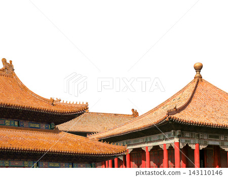 Forbidden City (carved, on white background), Beijing, China -- was the Chinese imperial palace from the Ming Dynasty to the end of the Qing Dynasty Forbidden City (carved, on white background), Beijing, China -- was the Chinese imperial palace from the Ming Dynasty to the end of the Qing Dynasty 143110146