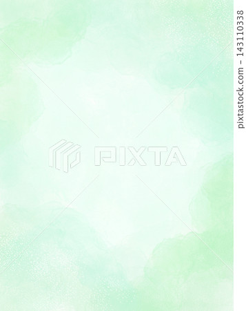 綠色水彩漸層和光粒子邊框背景 綠色水彩漸層和光粒子邊框背景 143110338