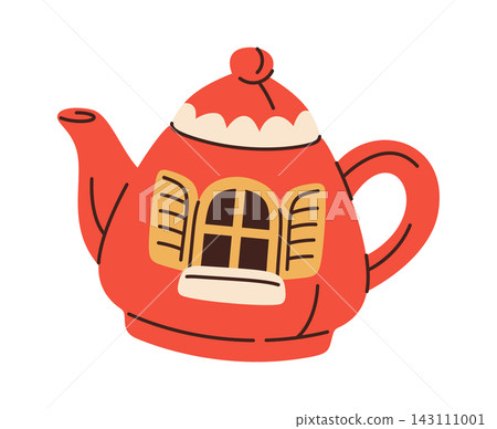Teapot House With Window Cozy Cartoon Teapot House With Window Cozy Cartoon 143111001