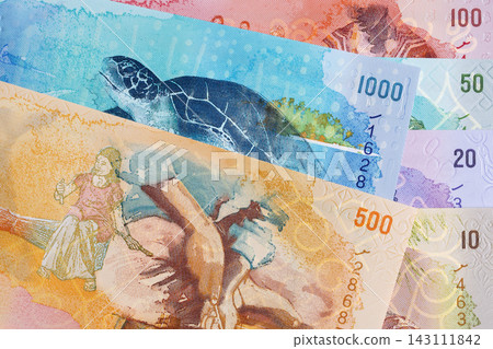 Maldivian rufiyaa a business background Maldivian rufiyaa a business background 143111842