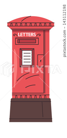 Mailbox Standing Postbox With Letter Slot 143112198