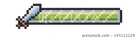 Loading Bar Progress With Sword Pixel Art Loading Bar Progress With Sword Pixel Art 143112229