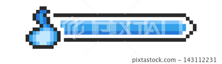 Loading Bar Progress With Potion Pixel Art Loading Bar Progress With Potion Pixel Art 143112231