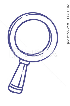 Magnifying Glass Search Tool Line Art Magnifying Glass Search Tool Line Art 143112465