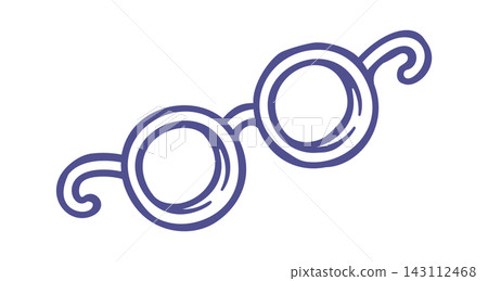 Glasses Doodle Line Art Sketch Glasses Doodle Line Art Sketch 143112468