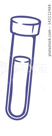Test Tube School Lab Doodle Line Art Test Tube School Lab Doodle Line Art 143112484