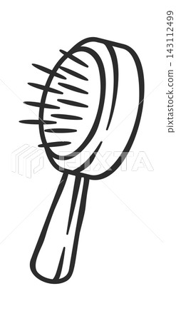 Brush For Cat Grooming Line Art Brush For Cat Grooming Line Art 143112499