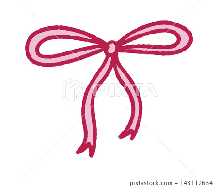 Bow Knot Ribbon Doodle Line Art Bow Knot Ribbon Doodle Line Art 143112634