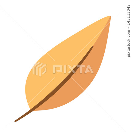 Leaf Falling Minimal Cartoon Style Leaf Falling Minimal Cartoon Style 143113045