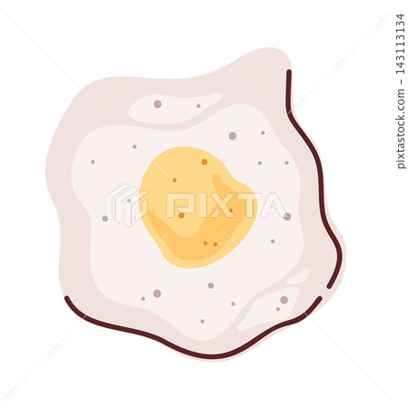 Egg Fried Sunny Side Up Cartoon Egg Fried Sunny Side Up Cartoon 143113134