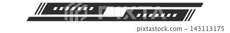Racing Stripe Decal Speed Motif Racing Stripe Decal Speed Motif 143113175