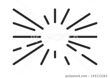 Sunburst Rays Exploding Burst Line Art Sunburst Rays Exploding Burst Line Art 143113263