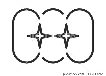 Star Symbol Abstract Emblem Line Art Star Symbol Abstract Emblem Line Art 143113264