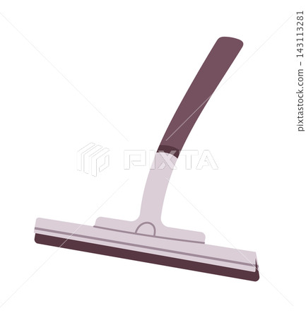Squeegee Cleaning Tool Household Utility Cartoon Style Squeegee Cleaning Tool Household Utility Cartoon Style 143113281