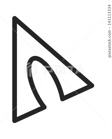 Cursor Arrow Pointer Outline Symbol Cursor Arrow Pointer Outline Symbol 143113334