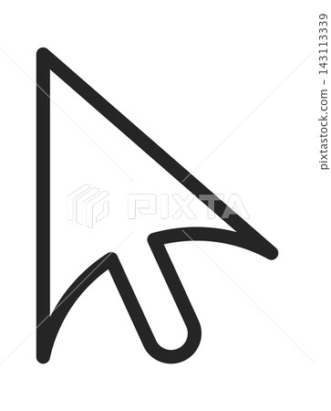 Cursor Arrow Pointer Click Outline Line Art Cursor Arrow Pointer Click Outline Line Art 143113339