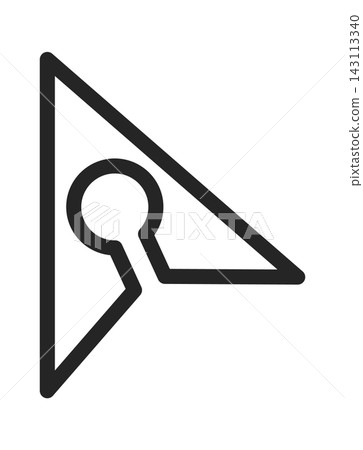 Cursor Arrow With Click Pointer Line Art Cursor Arrow With Click Pointer Line Art 143113340