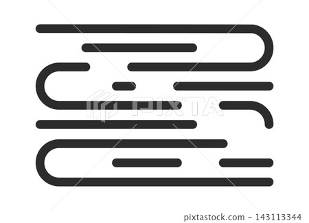 Lines Flowing Abstract Geometric Pattern 143113344