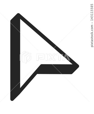 Cursor Arrow Pointer Click Symbol Line Cursor Arrow Pointer Click Symbol Line 143113385