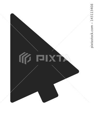 Cursor Arrow Click Pointer Silhouette Cursor Arrow Click Pointer Silhouette 143113408