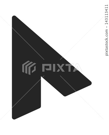 Cursor Arrow Pointer Click Symbol Geometric 143113411