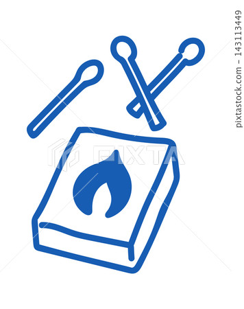 Matchbox With Matches Minimal Line Art Matchbox With Matches Minimal Line Art 143113449