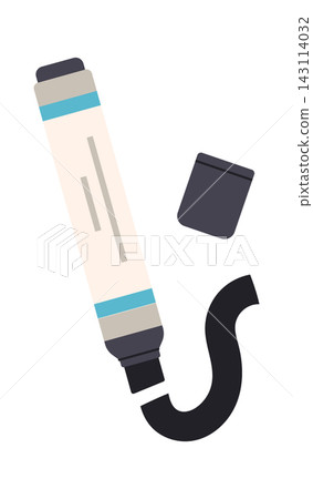 Marker Drawing Bold Stroke Cartoon Marker Drawing Bold Stroke Cartoon 143114032