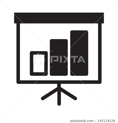 Projector screen icon 143114129